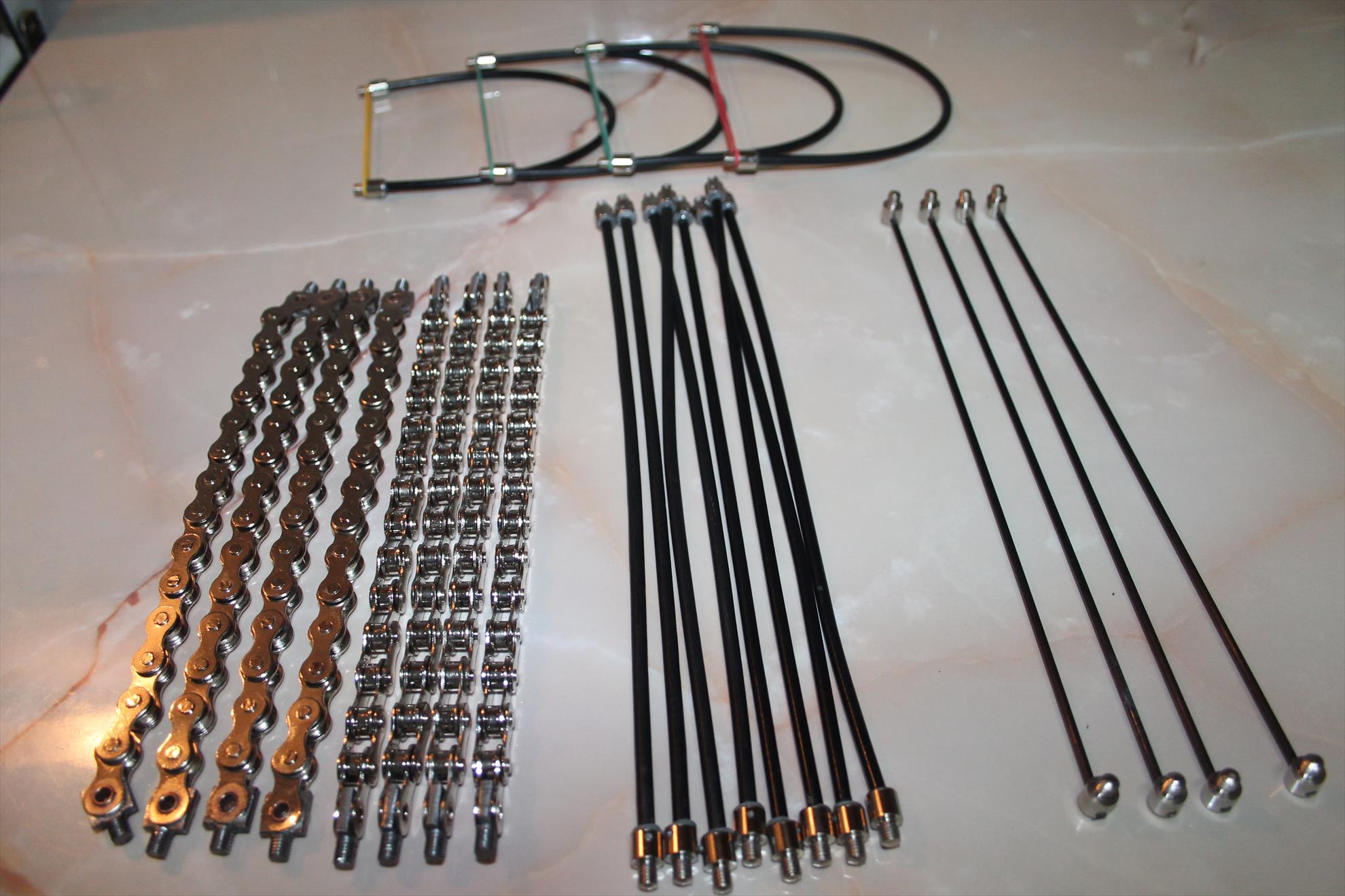 Tije CARBON...Tije FLEXIBILE... LantBicicleta Inox...HANDMADE - bobiins-065.JPG